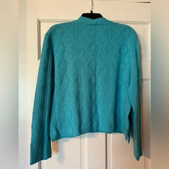 St John Diamond Knit Pullover top - Picture 2 of 7